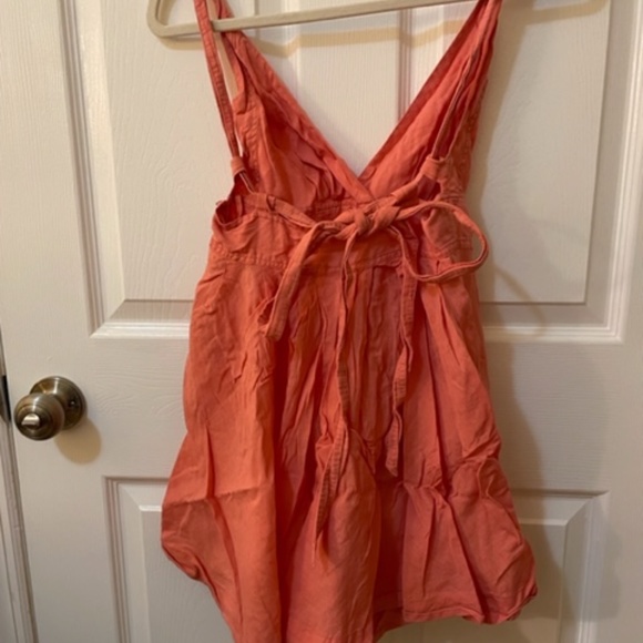Free People Backless Linen Dress - Picture 3 of 3